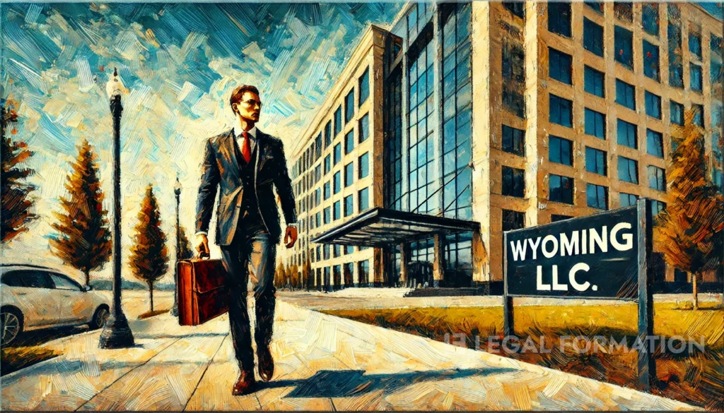 Man about to choose what Wyoming business entity to form.