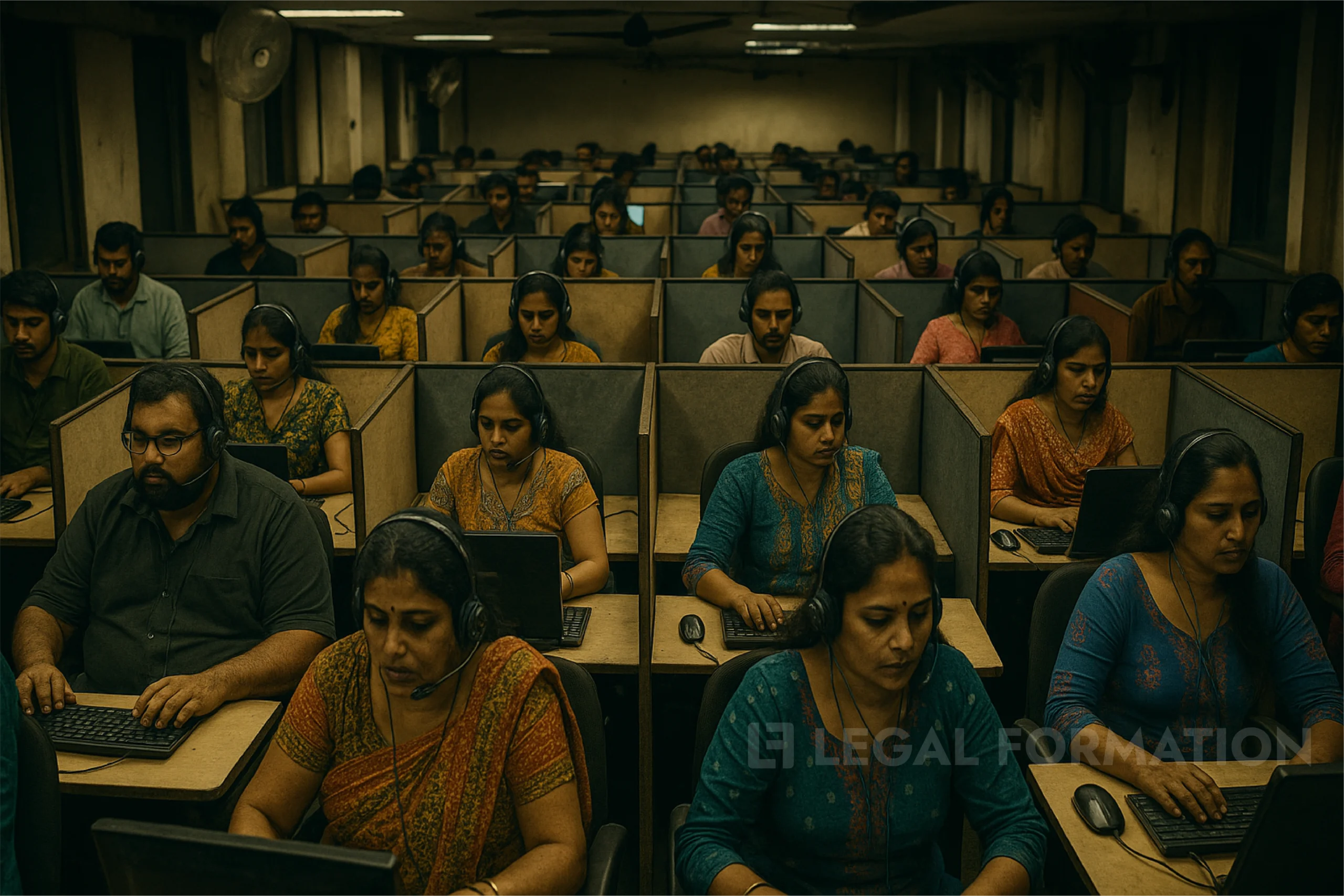 Wyoming LLC Call Center imagined.