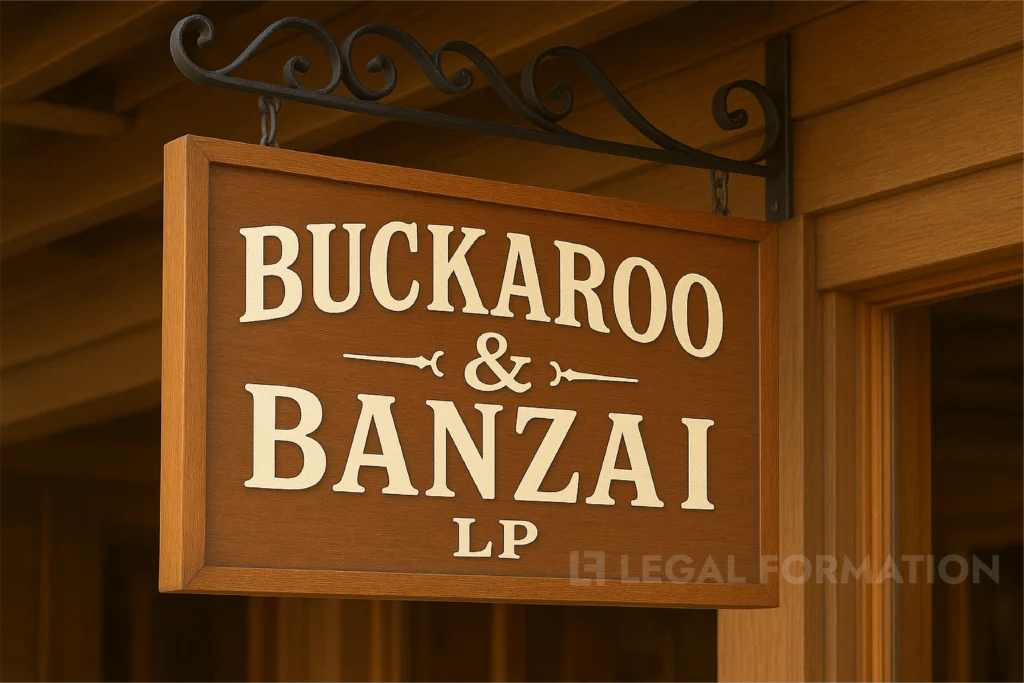 Sign with the name of a Wyoming LP