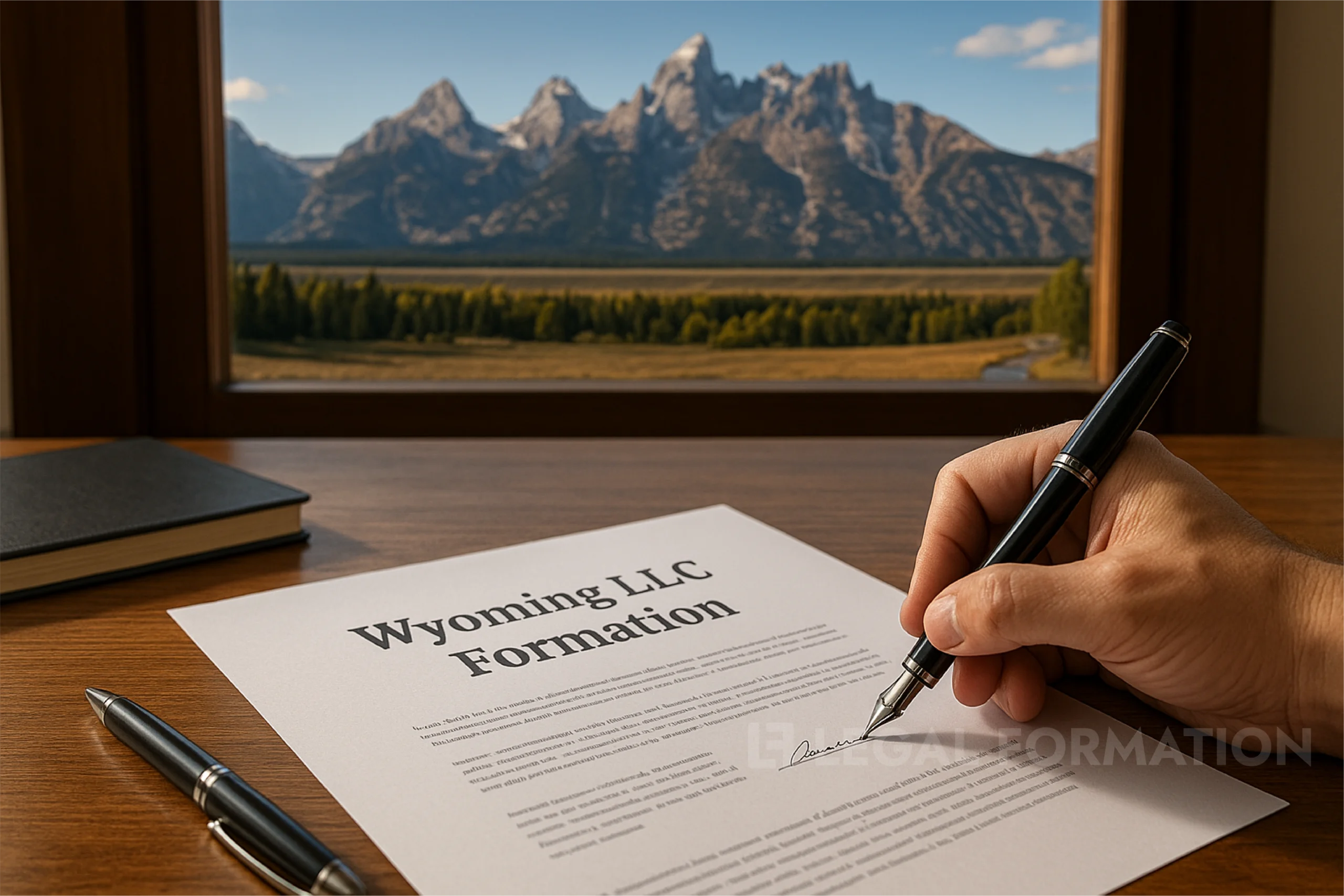 Signing Wyoming LLC Formation documents
