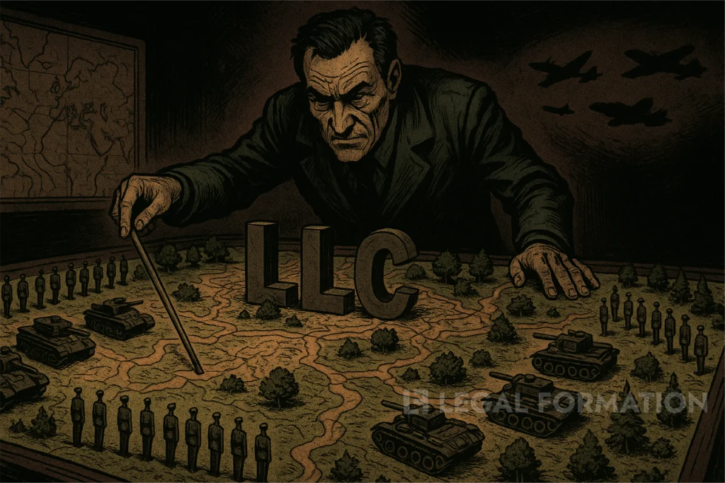 A military man is planning LLC strategy like a war game.