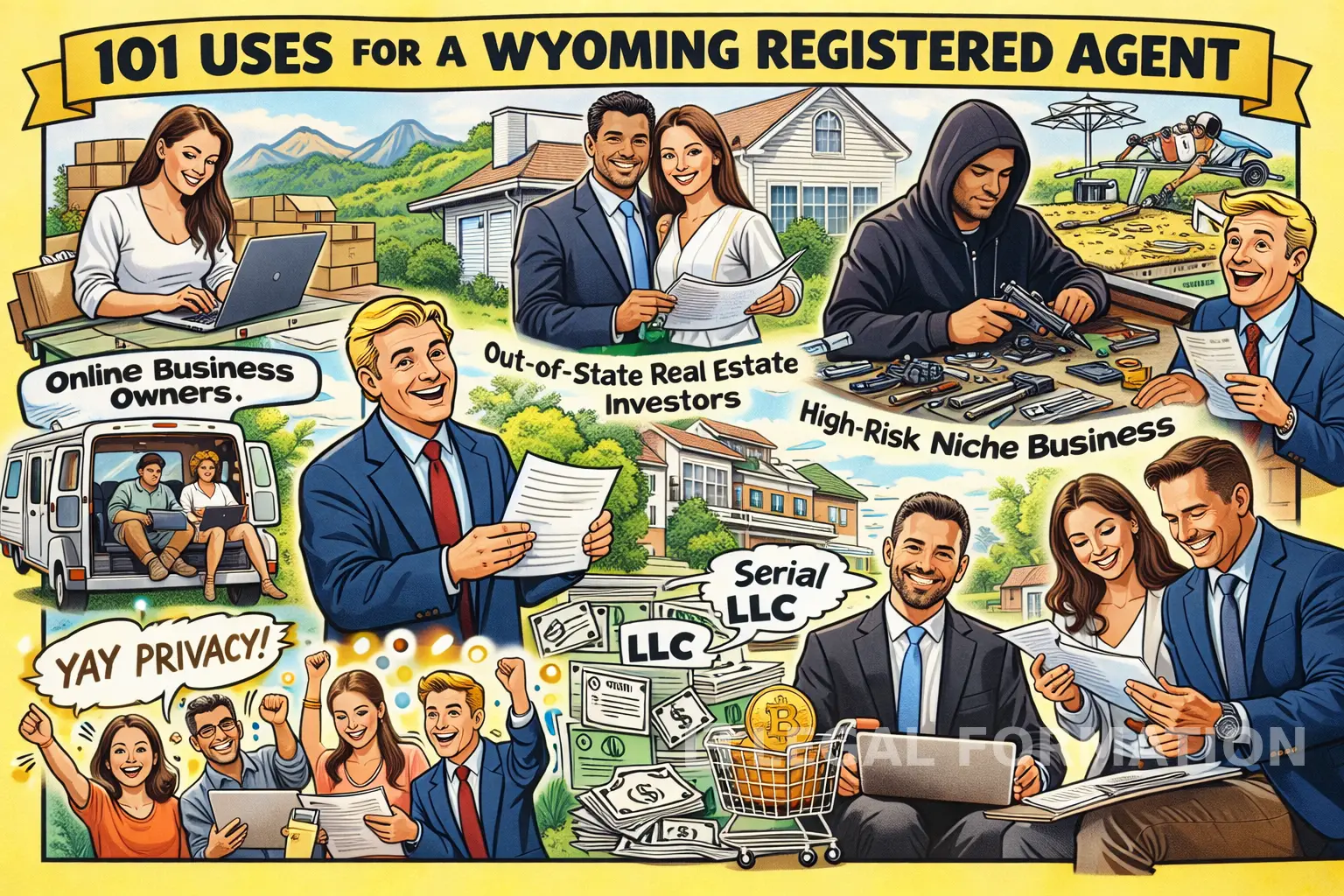 People that use a Wyoming Registered Agent